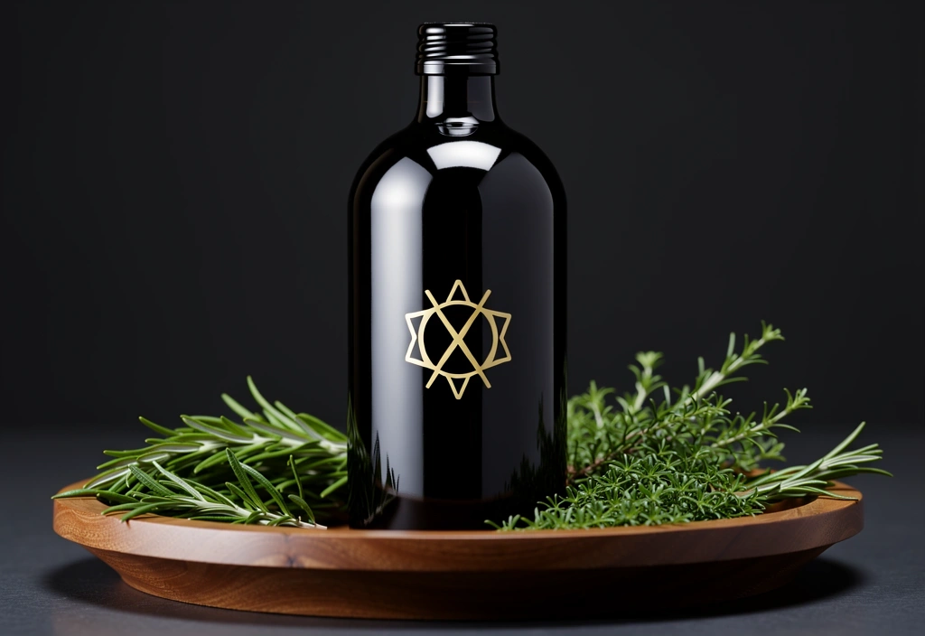 Premium natural botanical bottle